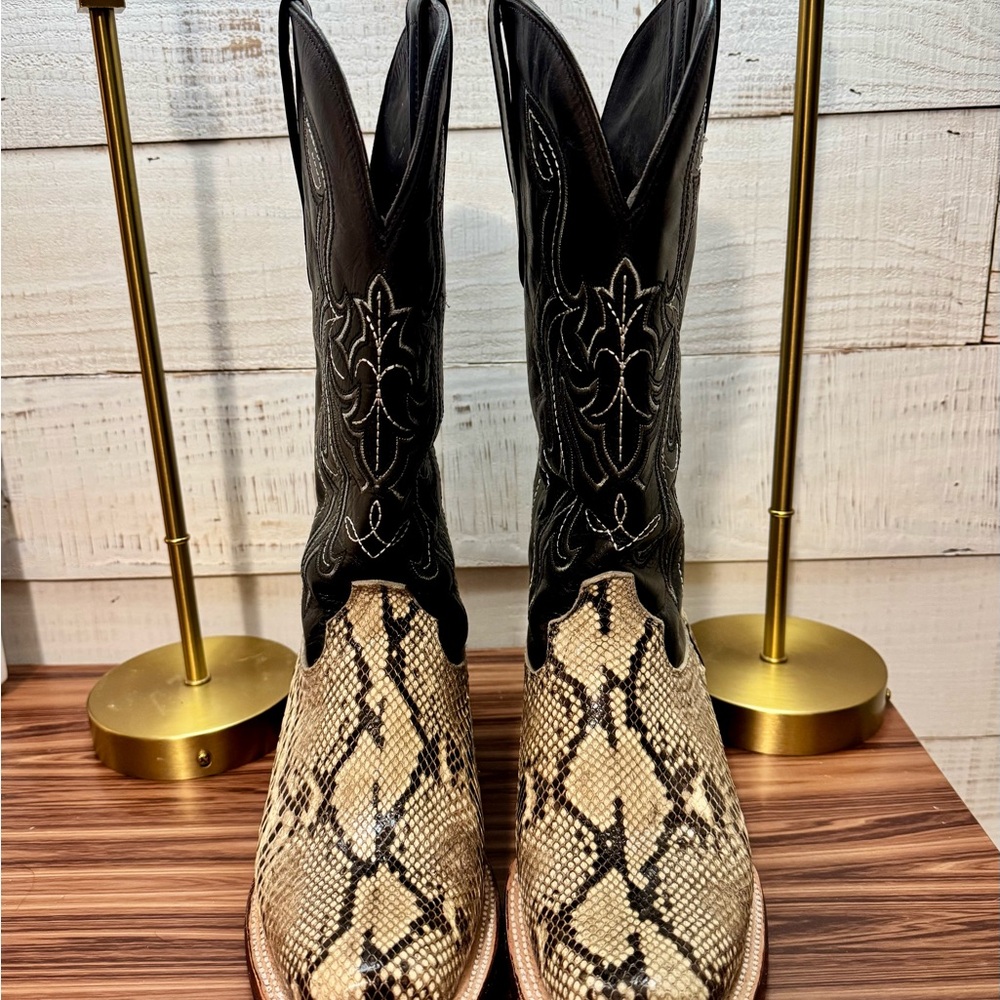 J.B. Dillon Python Original Black Boots